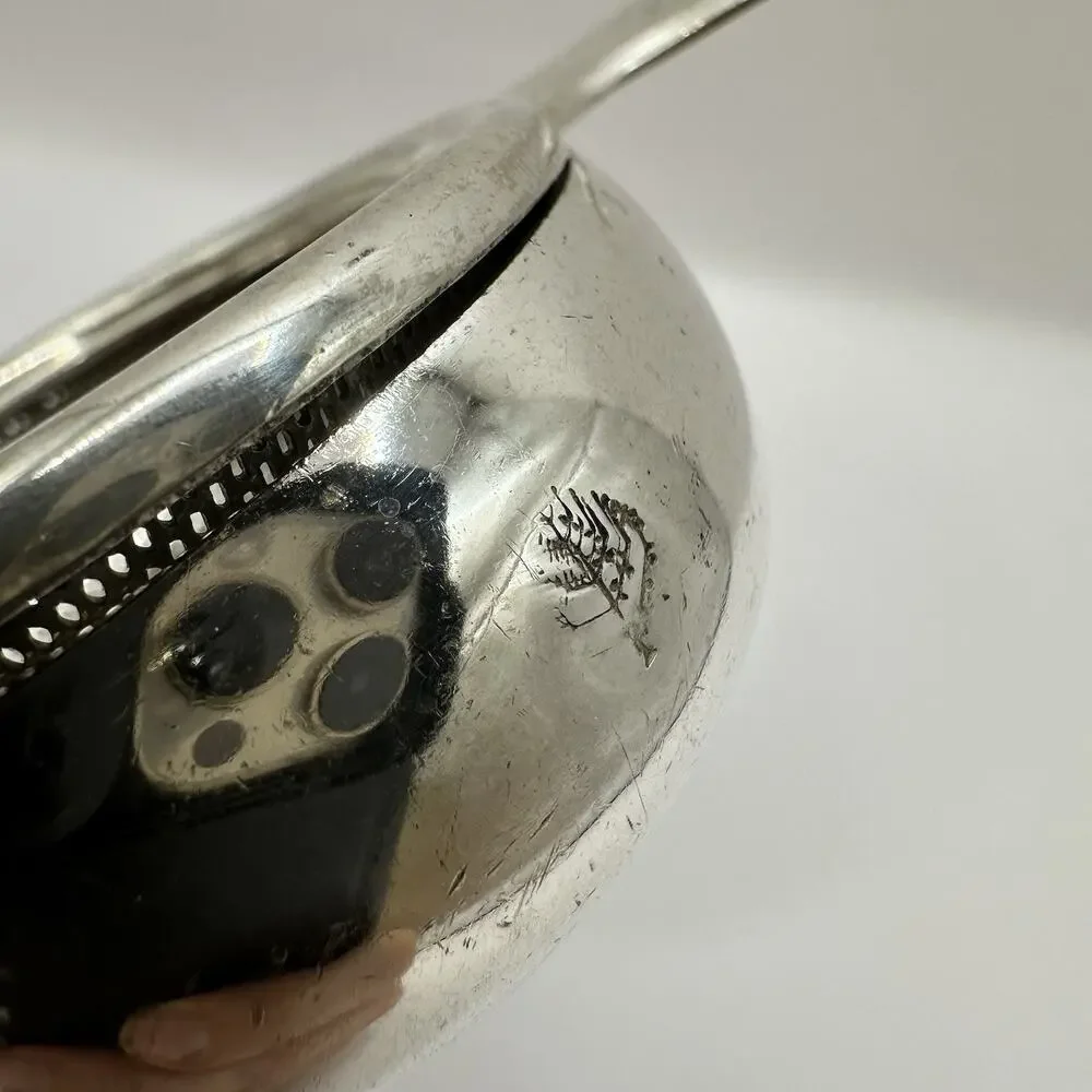 Arthur Price Silver Plated Tea Strainer Holder Stand Silverplate England English